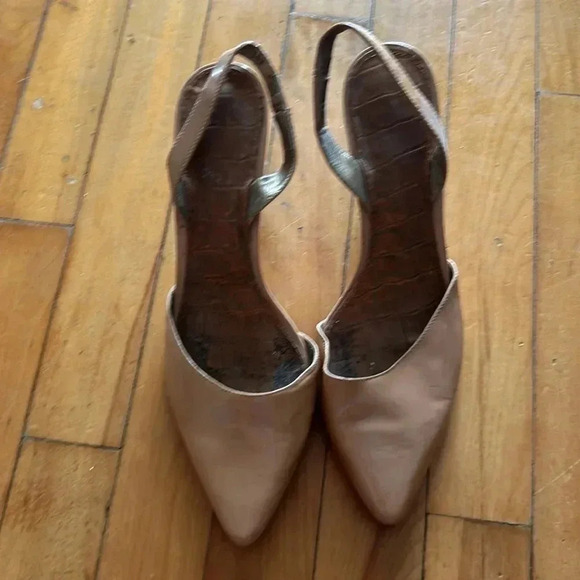 Sam Edelman  nude Orly kitten pointy toe heels - Picture 2 of 7